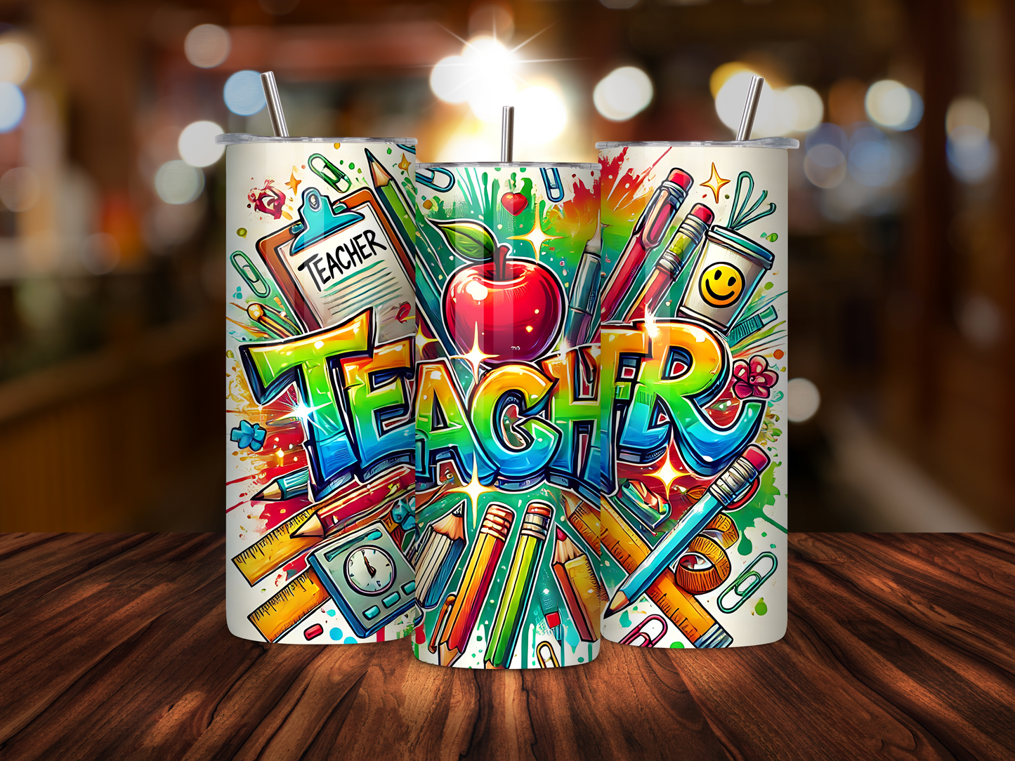 Graffiti Teacher Tumbler