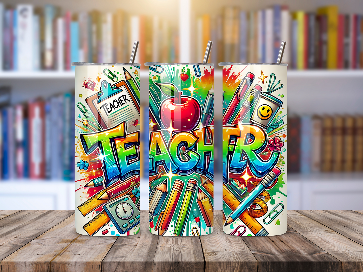 Graffiti Teacher Tumbler