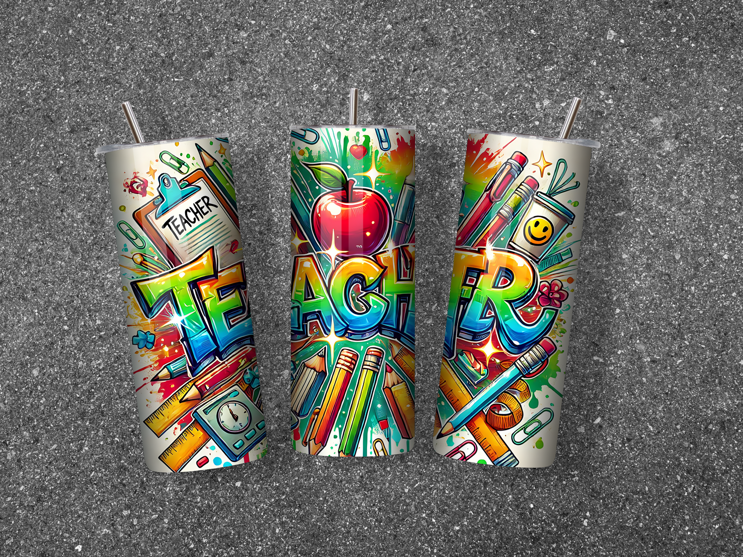 Graffiti Teacher Tumbler