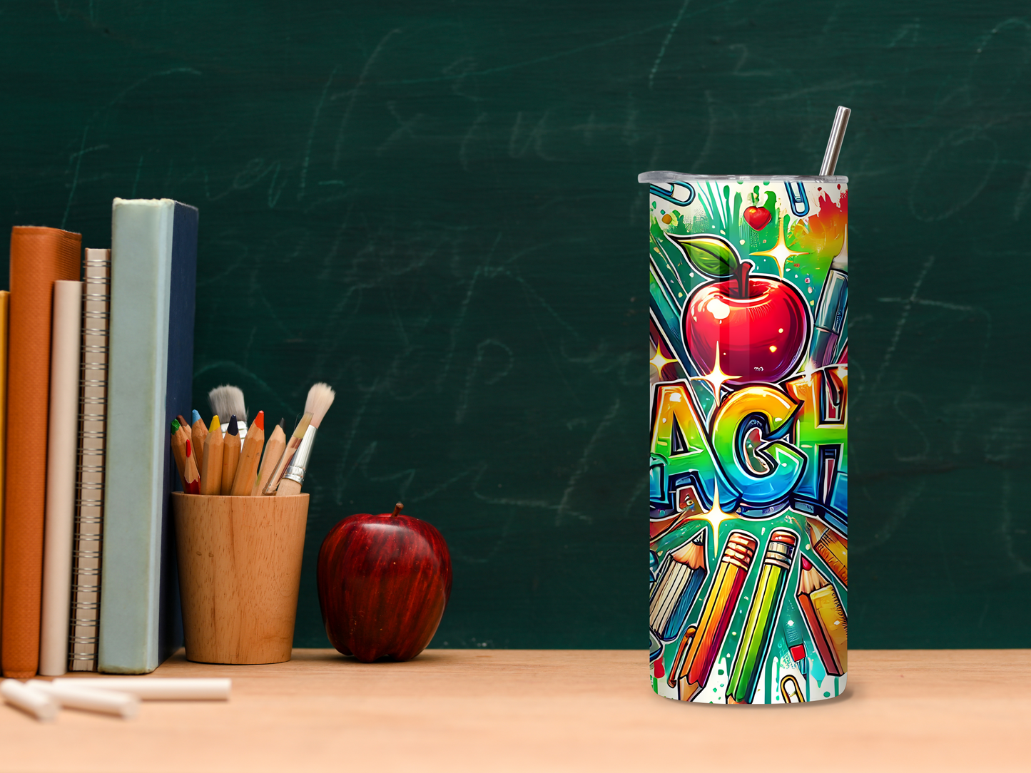 Graffiti Teacher Tumbler