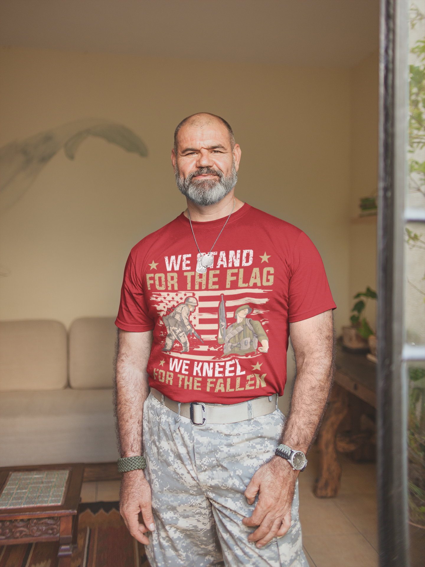 We stand for the flag