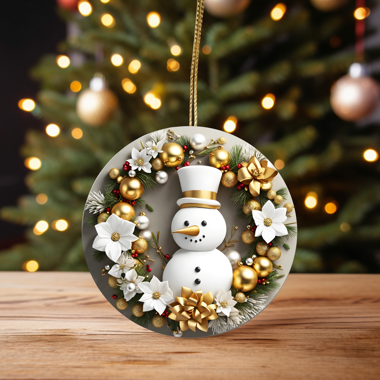 Sublimated Ceramic Ornament Single-Sided